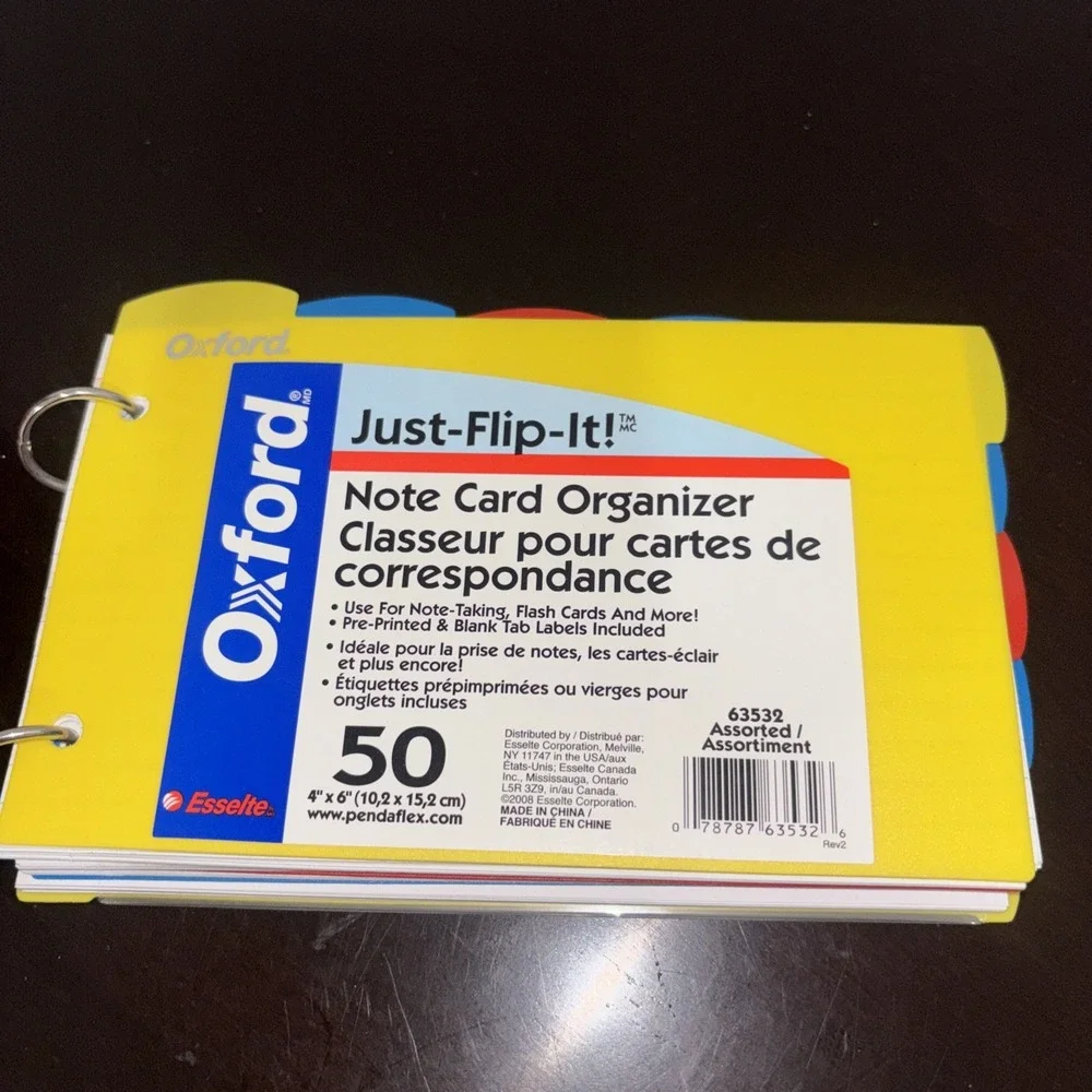 Oxford‎ Just Flip It Card Organizer
